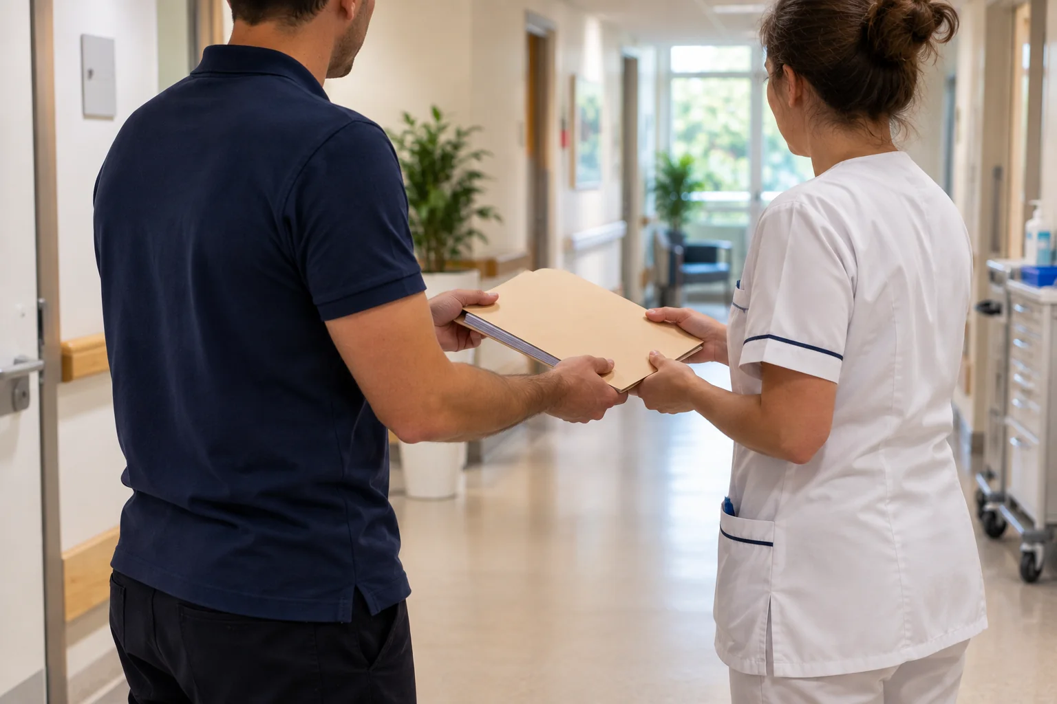 Échange entre un conseiller MHC et une professionnelle de santé